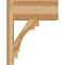 Ekena Millwork Merced Block Rough Sawn Outlooker, Western Red Cedar, 8"W x 16"D x 20"H OUT08X16X20MRC05RWR - alternate 4